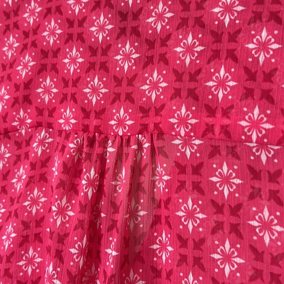 Kut from the Kloth Sheer Pink Tunic Top size M - Picture 3 of 6